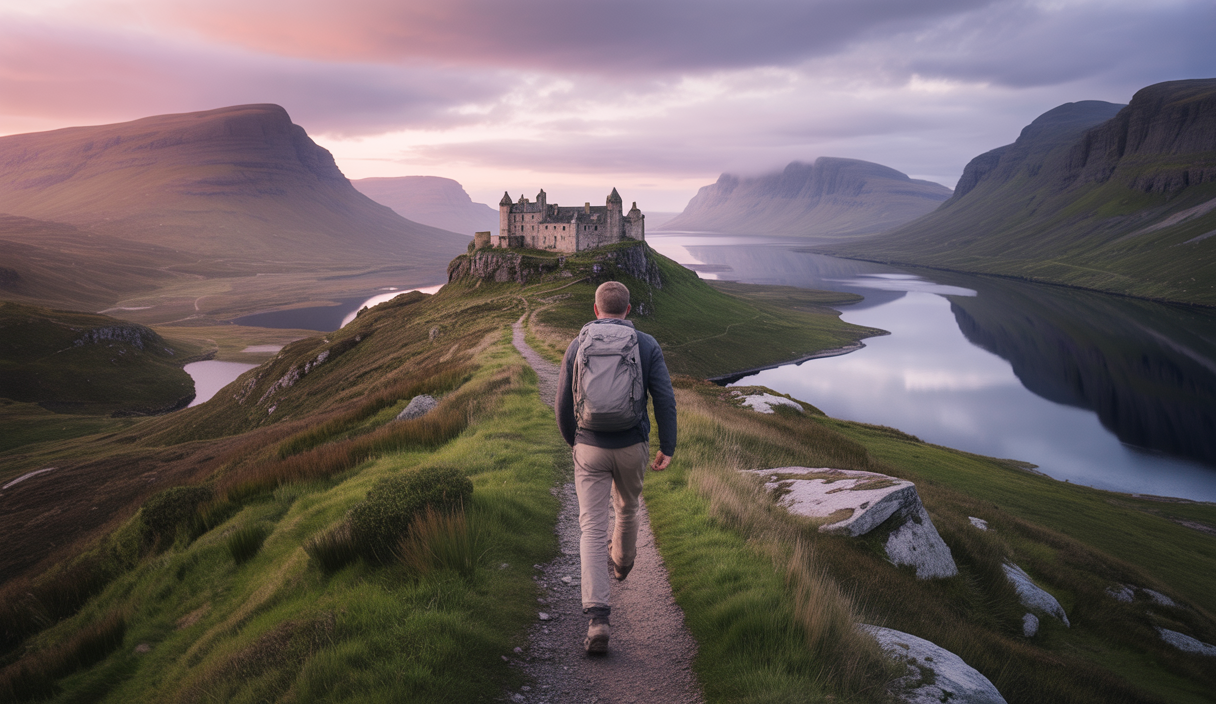 Paysage écossais mystérieux et aventureux en 2025