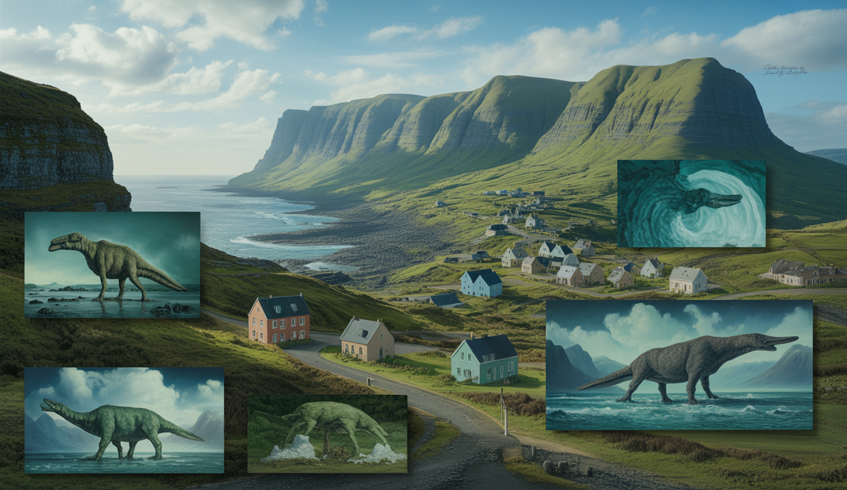 Vue spectaculaire de la Côte Jurassique avec paysages côtiers, fossiles et villages pittoresques