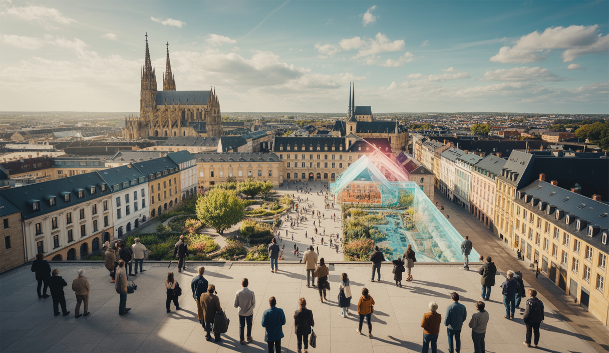 Panorama captivant de Metz mettant en lumière ses trésors historiques et culturels