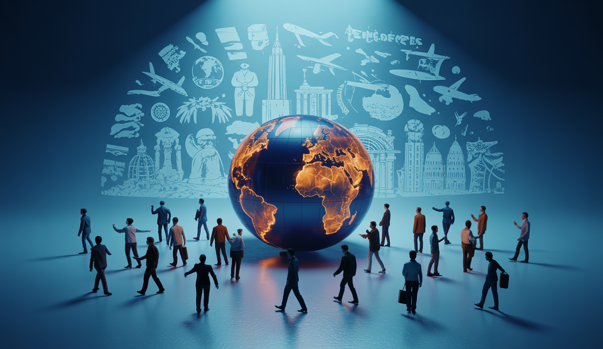 Image symbolisant la révolution du secteur touristique grâce aux nouvelles tendances