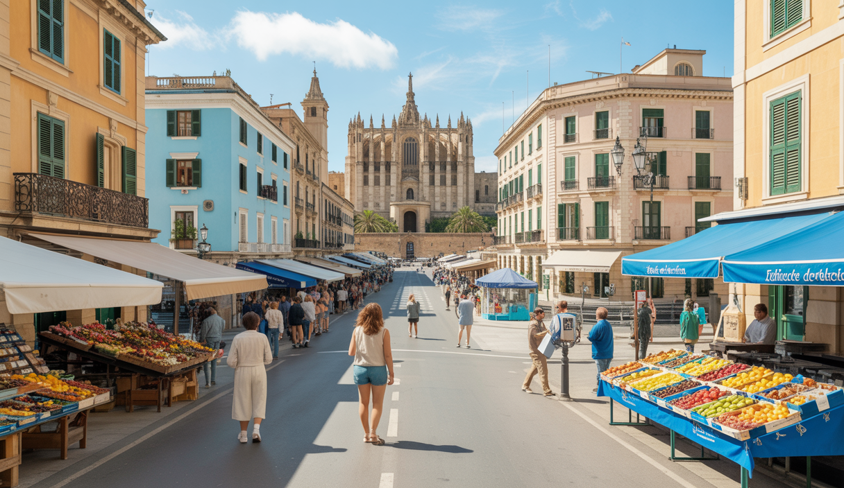 Vue panoramique de Palma de Majorque capturant attractions et culture vibrante