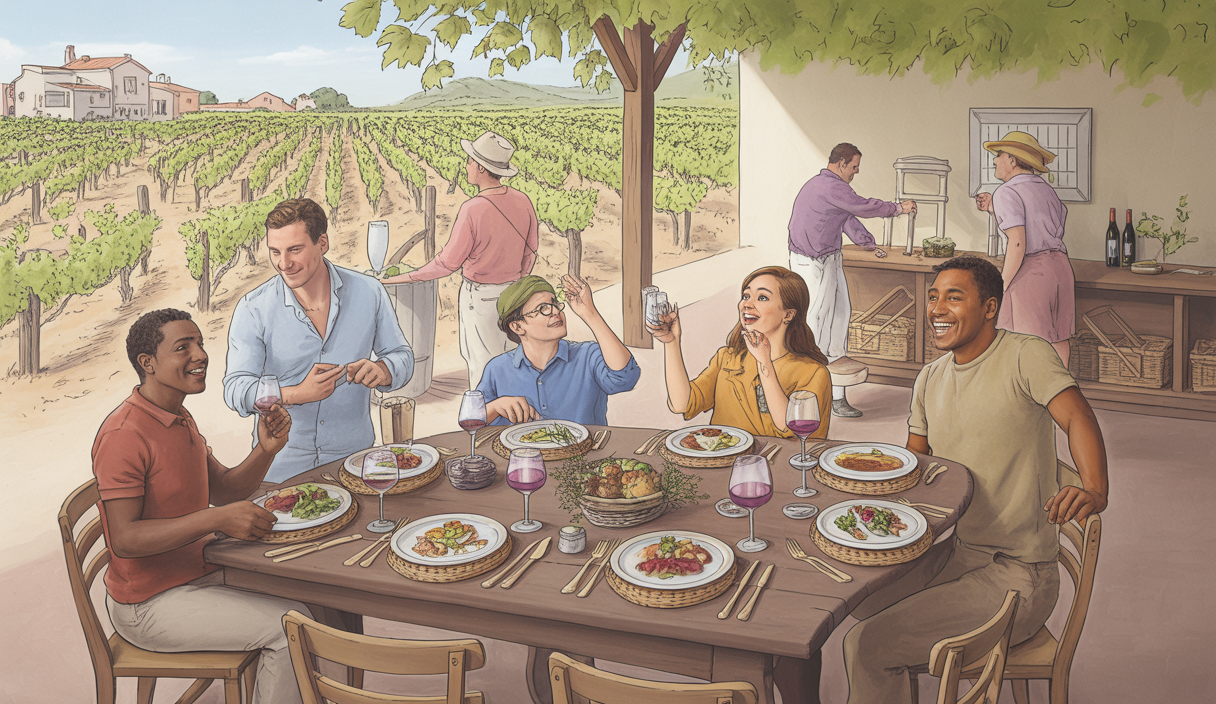 Voyage thématique gastronomique et œnotouristique